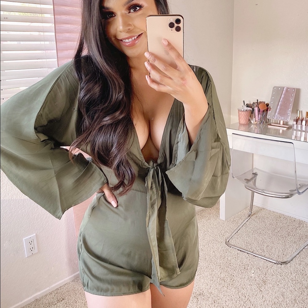 Olive romper